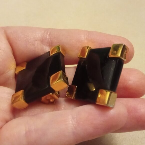Givenchy Vintage Clip-on Earrings - Picture 8 of 10